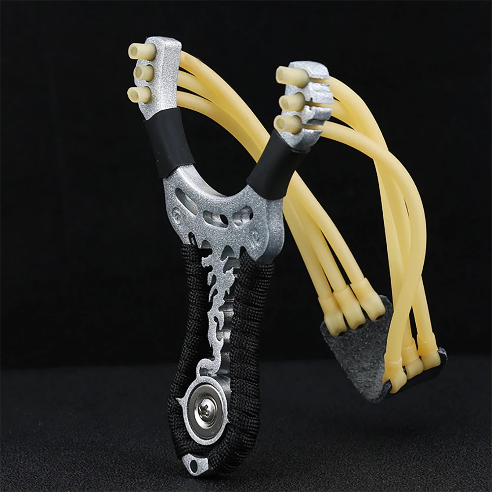 

High-quality alloy fishing nostalgic toy, powerful rubber tactical slingshot for outdoor shooting and hunting, with accessories