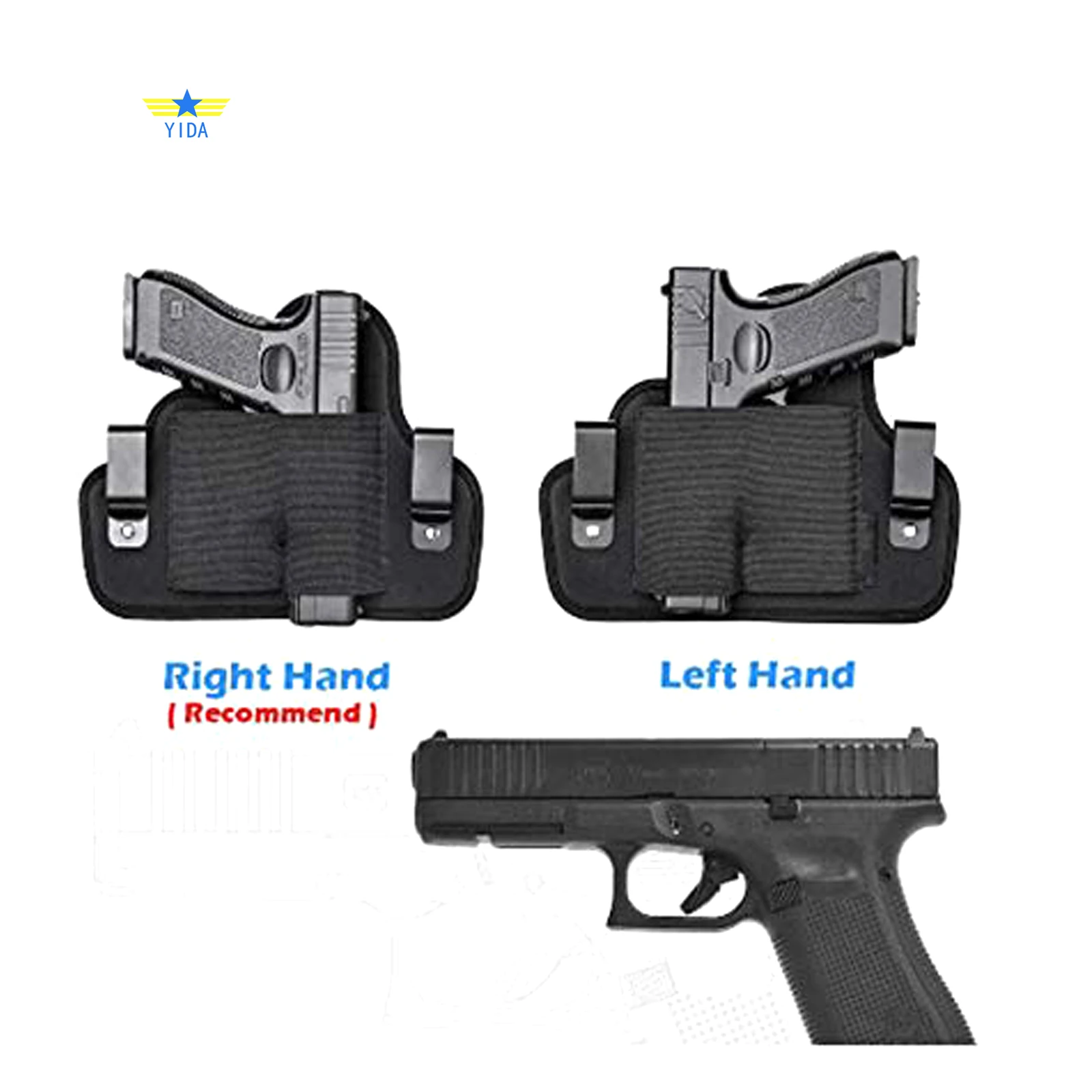 Tactical Holster IWB Concealed  Carry Pancake Gun Holster fit All Size HandgunNylon waterproof high quality