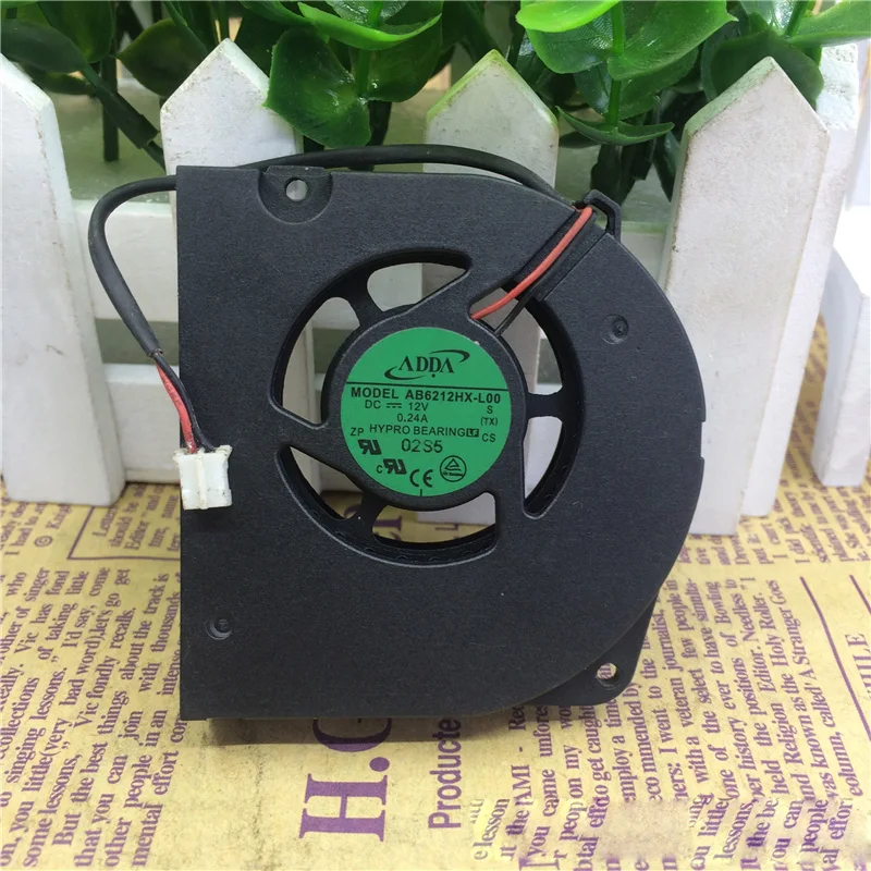 Original ADDA AB6212HX-L00 6cm 12V 0.24A TX series notebook CPU fan