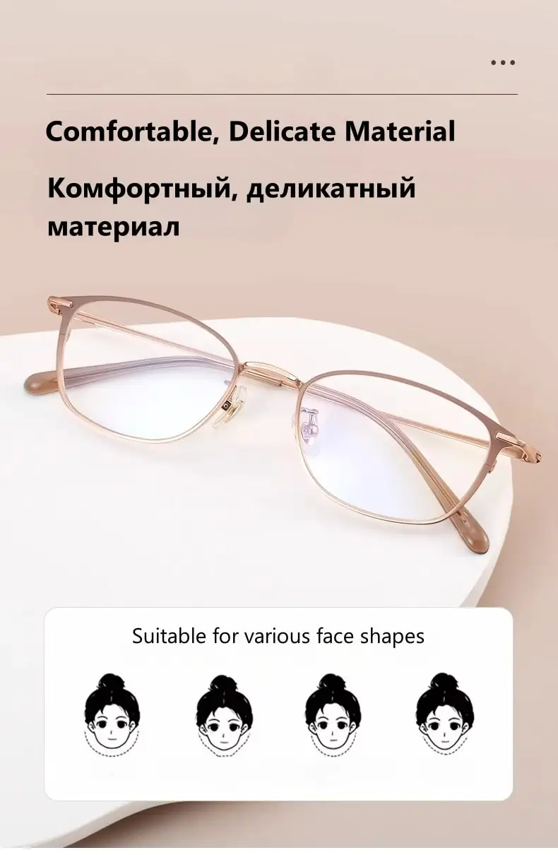 

KUXA маленькие круглые оптические очки модные овальные женские высокие рецептурные женские элегантные дизайнерские очки для чтения оправа