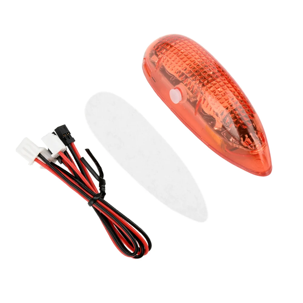 Wireless Simulation Navigation Light 1S Rechargeable 4 Modes LED Lights for RC fixed-wing Aircraft UAV FPV Drone Toy