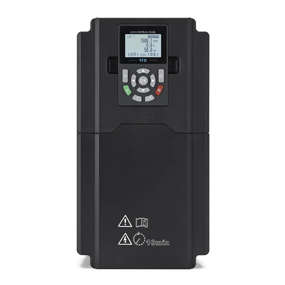 تنظيم الأداء المستقر جودة عالية كفاءة عالية محول التردد ثلاث مراحل لسرعة المحرك الصناعي #4