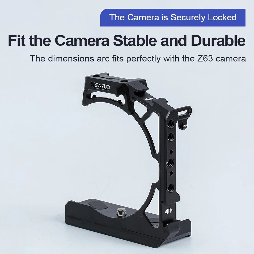 YANZUO For Nikon Z63 Digital Slr Camera Z6iii Video Stabilizer Quick Board Half Cage Accessory Aluminum Alloy Camera Cage - Image 2