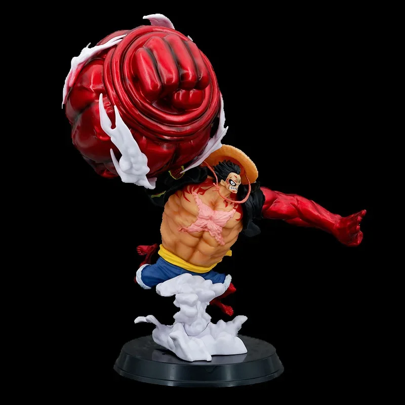 30cm One Piece Luffy Great Saruwang Gun 4th Gear Big Fist Luffy Anime Action Figure Model Pvc Statue Doll Collection Toys Gift - view 4