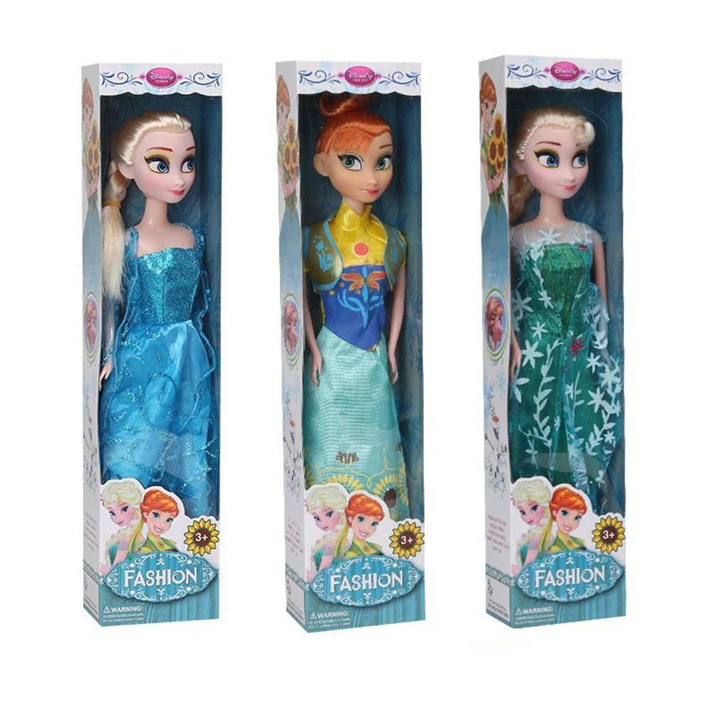 31cm Disney Frozen 2 Generation Princess Elsa Anna Toy Doll Cartoon Children's Toys Fashion Creative Dolls Kids Birthday Gift