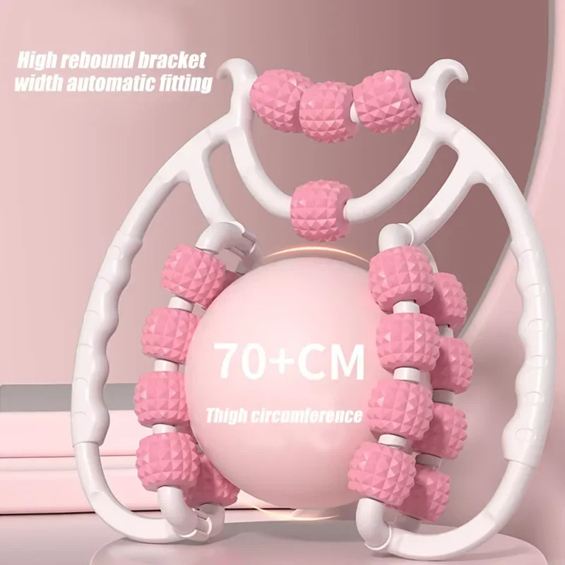 

Leg massager ring clamp leg roller slimming leg artifact relaxation and unblocking roller double massage to relieve soreness