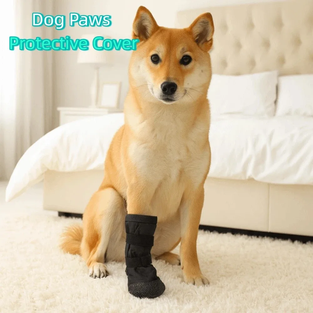 Waterproof Dog Paws Protective Cover Breathable Adjustable Wound Recovery Boot Anti-licking Dog Shoes for Cats and Dogs view 4