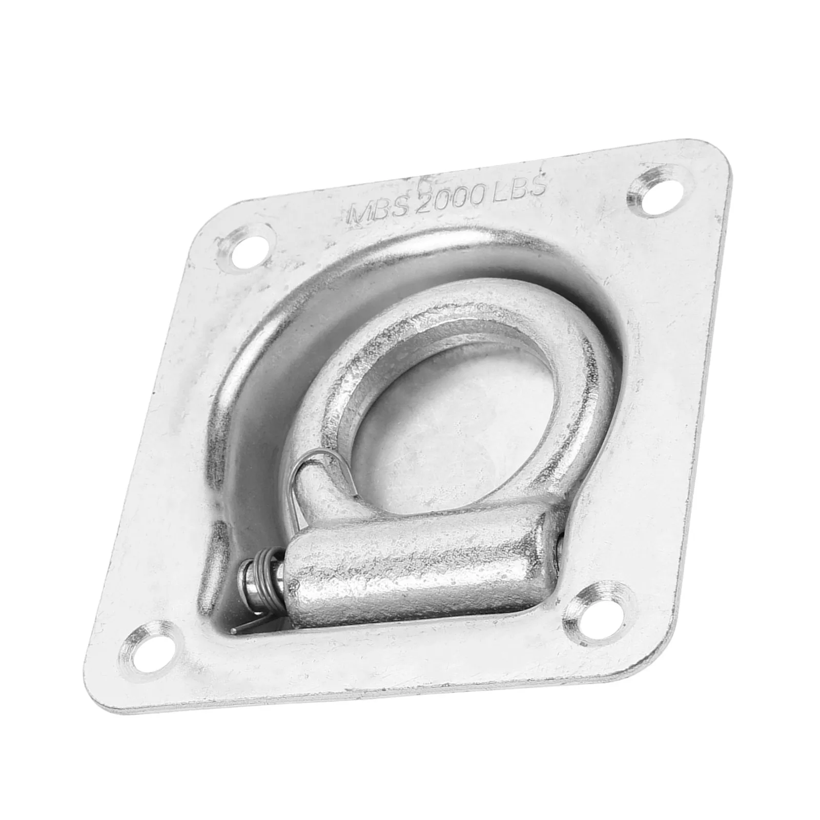 

Анкер-фиксатор для прицепов, сверхмощный, из углеродистой стали, врезной, напольный, с ручкой для подъема, для грузовых фургонов, палубных люков лодок, с автоматическим возвратом