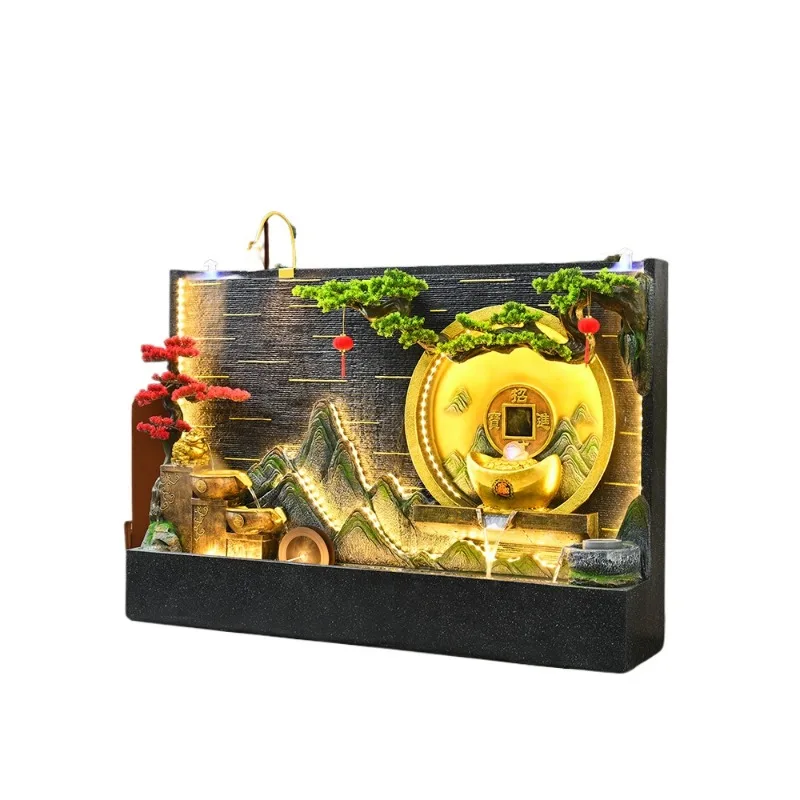 

Water curtain wall, running water screen, garden decoration, outdoor rockery, fish pond, water circulation ornament