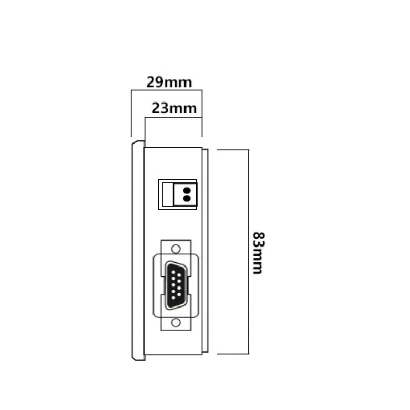 Text monitor compatible with OP320-A compatible with MD204L/op320 support