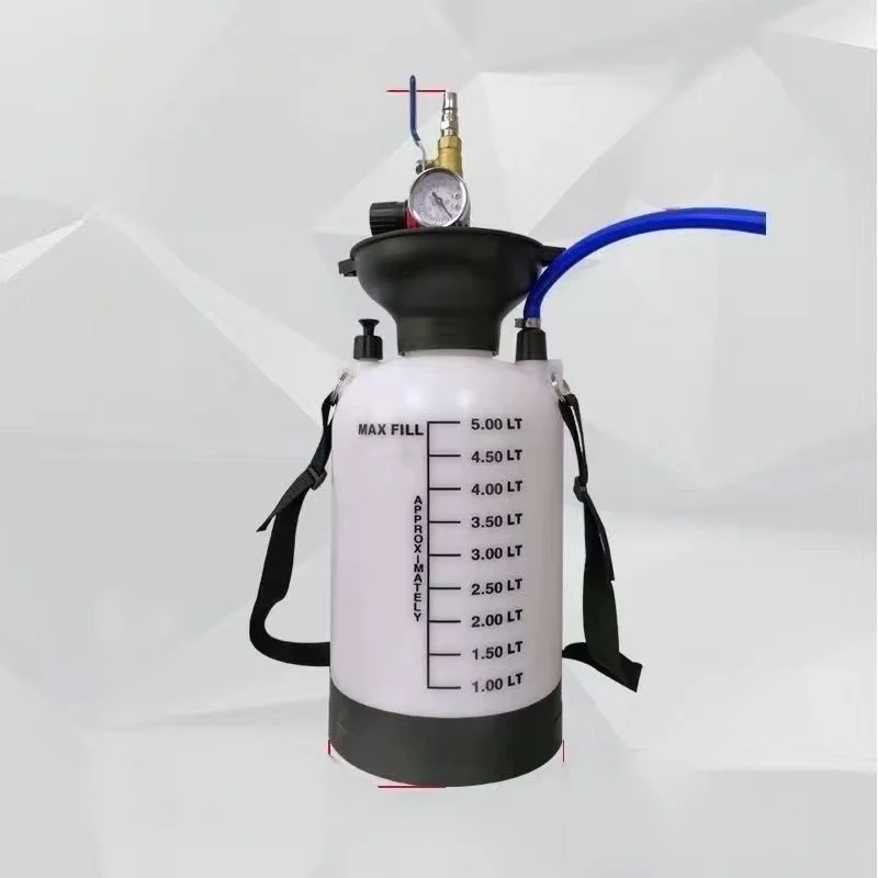 

New 5L/8L With Universal Joint Refill Tool Gearbox Pneumatic Transmission Fluid Pump Gearbox Oil Filler Tank