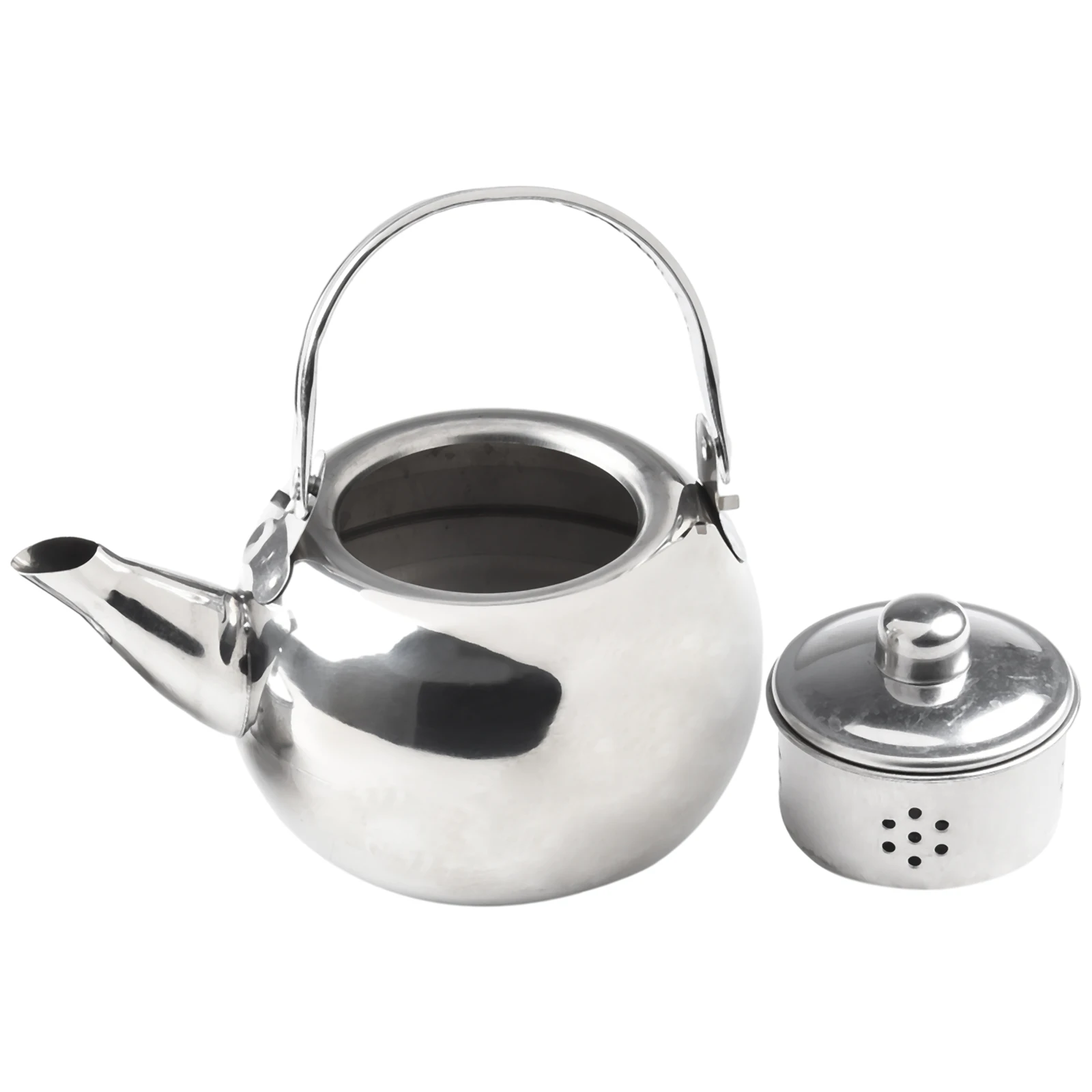 Stainless Steel Water Kettle/ Teapots With Infuser Filter Heat Resistant Handle Home Office Tea Coffee Tools Cookware