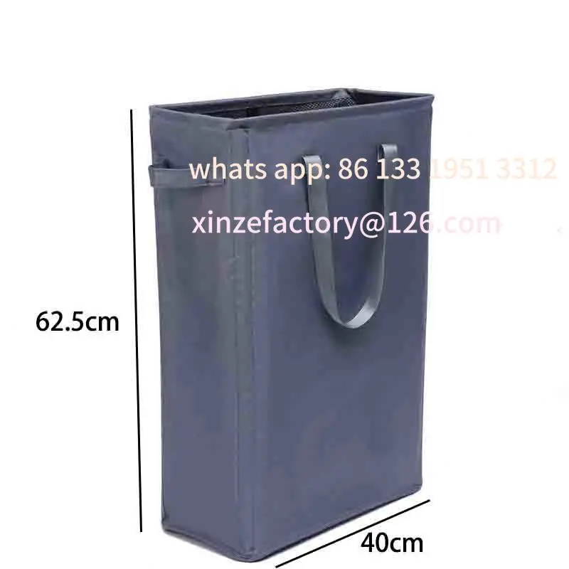 

Customizable Dirty Clothes Basket Foldable For Home Use Bathroom With Bottom Plate Laundry Basket Fabric Storage Basket Dirty Cl