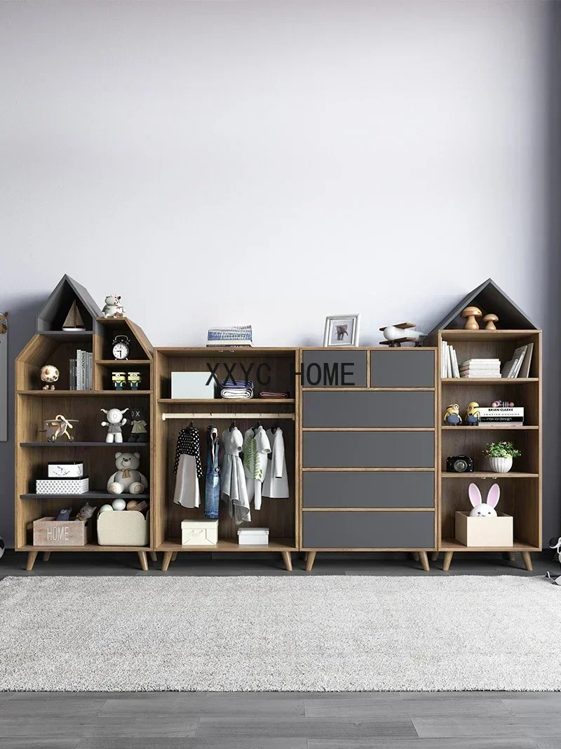 Toy Storage Rack Locker Nordic Style Bedroom Student Picture Book Storage Rack