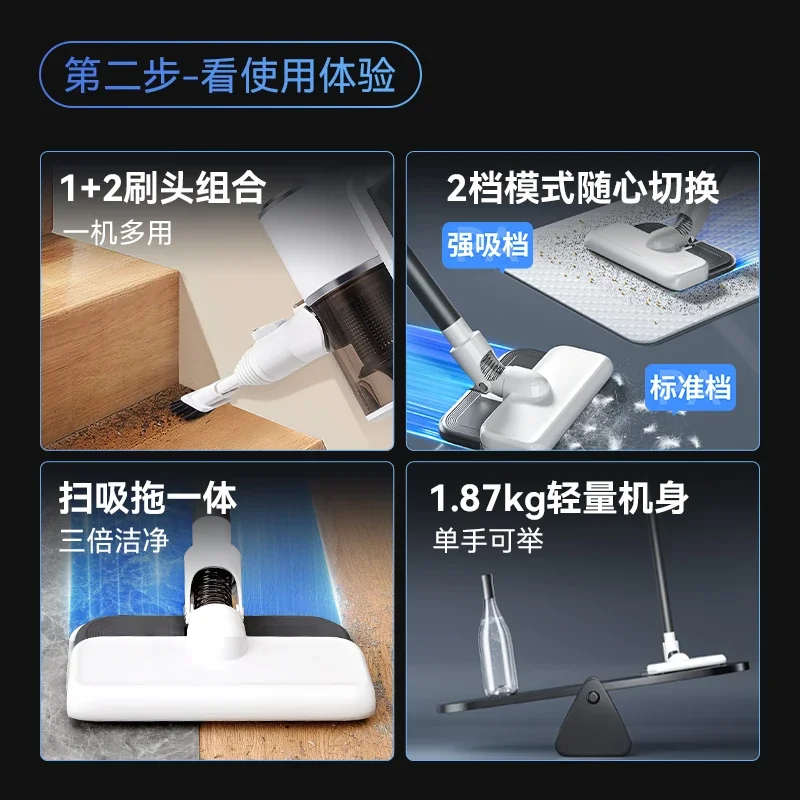 USB Wireless Handheld Vacuum Cleaner with Strong Suction Power, Household Portable and Compact Vacuum Cleaners AP