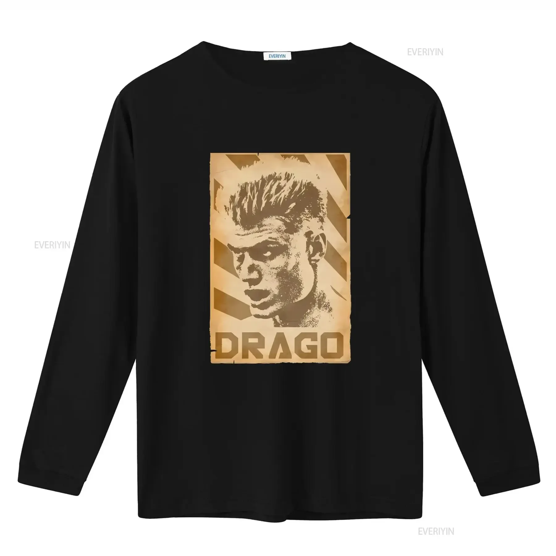 Ivan Drago Retro Propaganda T Shirt Vintage Style Design for Movie Fans vintage Washed Comfortable graphic Versatile fashion