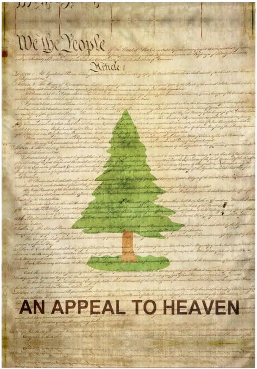 2024 An Appeal to Heaven Flag, Pine Tree Flags, Double Sided Appeal To Heaven Garden Flag, Outdoor Decor Garden Liberty Tree Ban