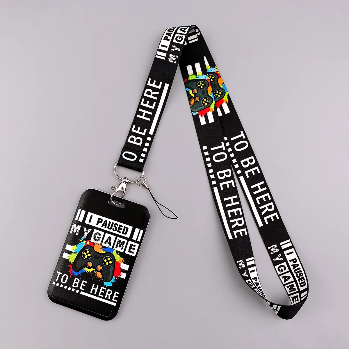 Kaarthouder met luipaardprint Lanyard Minimalistische nekriem Creditcardhouder ID-badgehouders Credentials Bescherming Kaarthoes