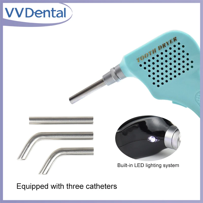 

VVDental Dental Tooth Dryer Tooth Surface Orthodontic Dryer Sterilization 134 ℃ Air Drying Tooth Surface USB Charged