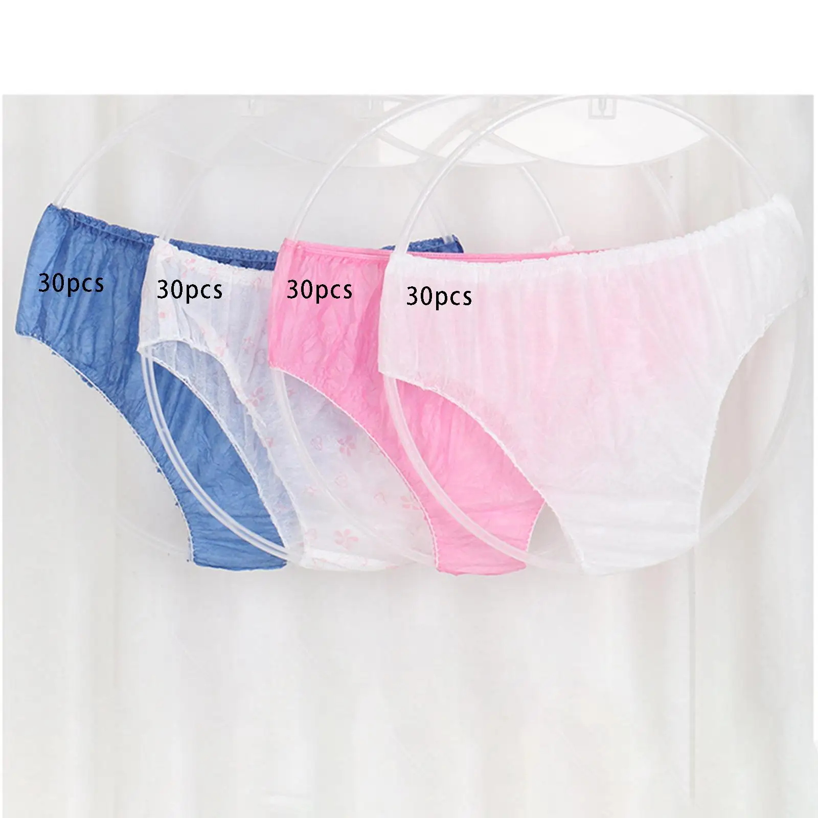 Disposable Briefs Non Woven Fabric Comfortable High Elastic Skin Friendly Panties for Massage Postpartum Tanning Unisex Women