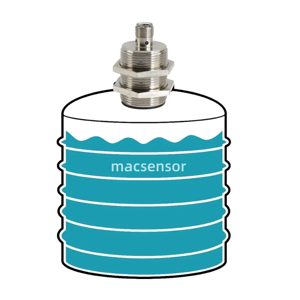 Rs485 Modbus Rtu 60ghz Nickel-Plated Copper Housing Radar Level Transmitter Sensor