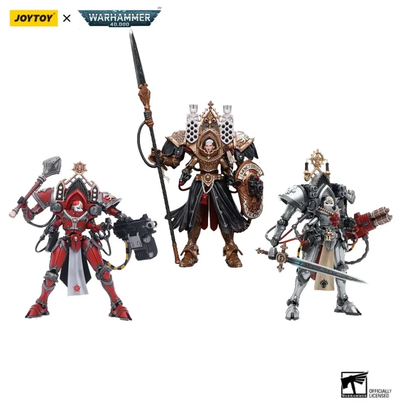 JOYTOY Warhammer 40k 1/18 Action Figures Anime Adepta Sororitas Abbess Sanctorum Morvenn Vahl Collection Model Toys