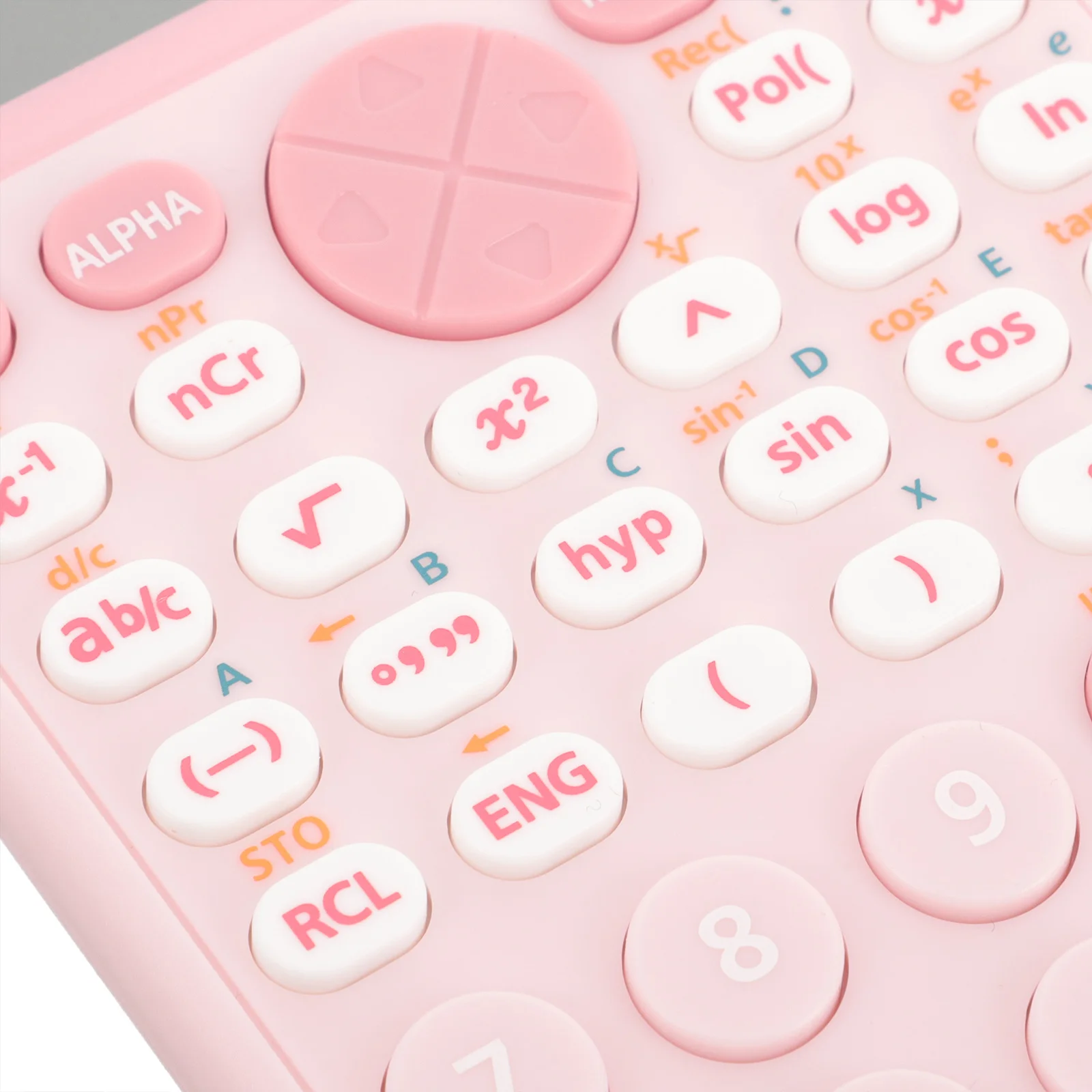 

Pink Science Function Calculator with Large Screen Material for Student Contest Accounting Office School Portable