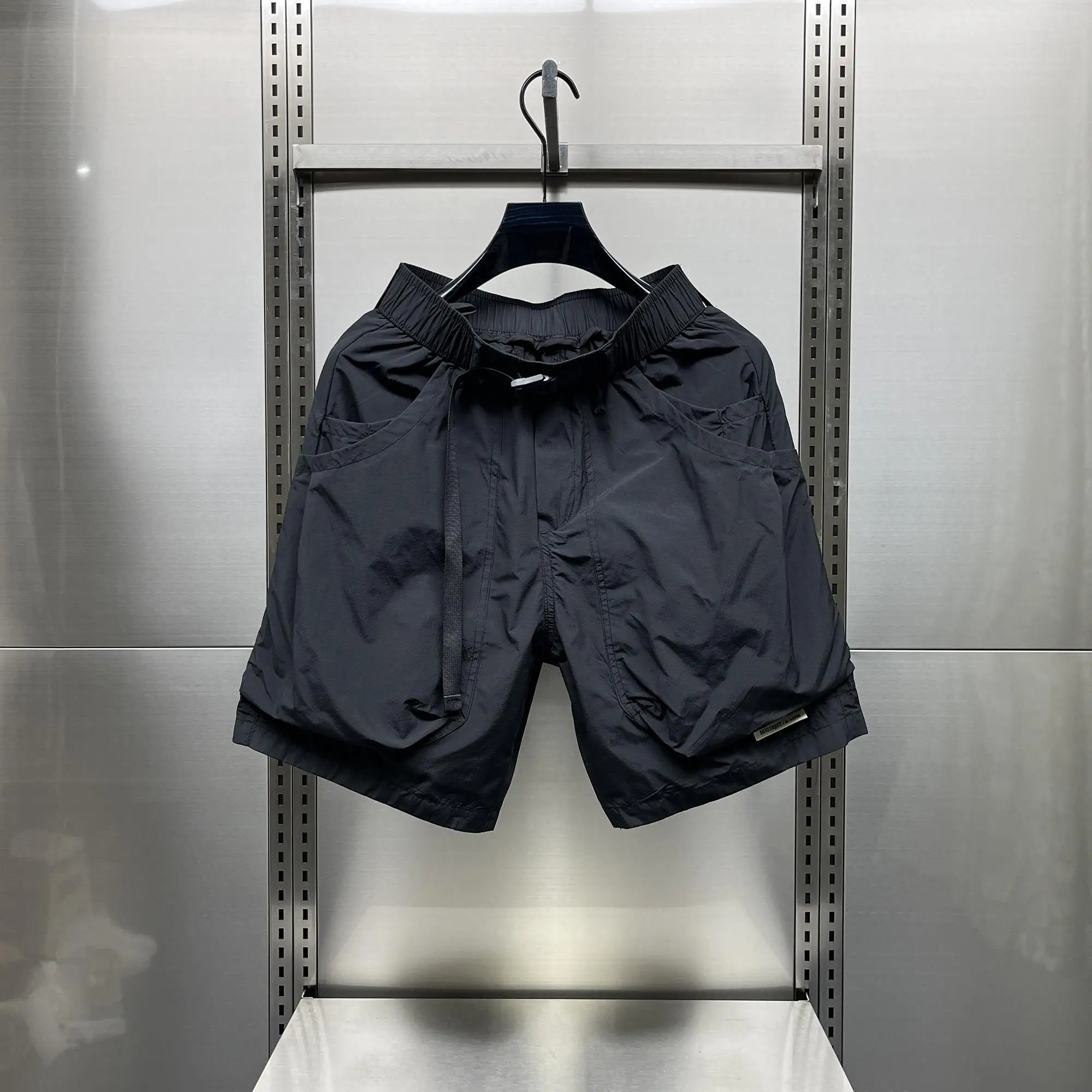 

Уличная рабочая одежда Qui Dry orts, мужские модные прямые летние тонкие повседневные пляжные брюки Haome Five-Quarter