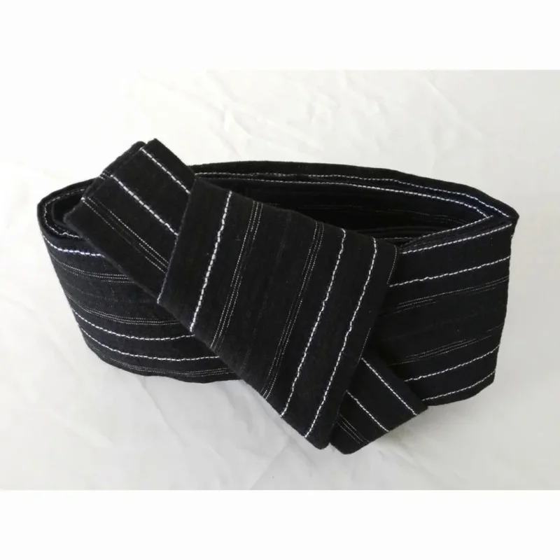 أزياء الساموراي اليابانية للرجال كيمونو جينبي ملابس منزلية فضفاضة من القطن الأسود يوكاتا الملابس التقليدية بيجامة ثوب النوم رداء