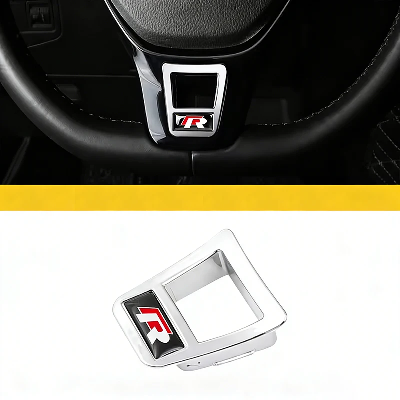 Auto-Lenkrad-Dekorations- und Modifikationszubehör für Volkswagen Golf T‑Roc Tiguan Polo Passat T‑Cross Taigo ID.4 ID.7