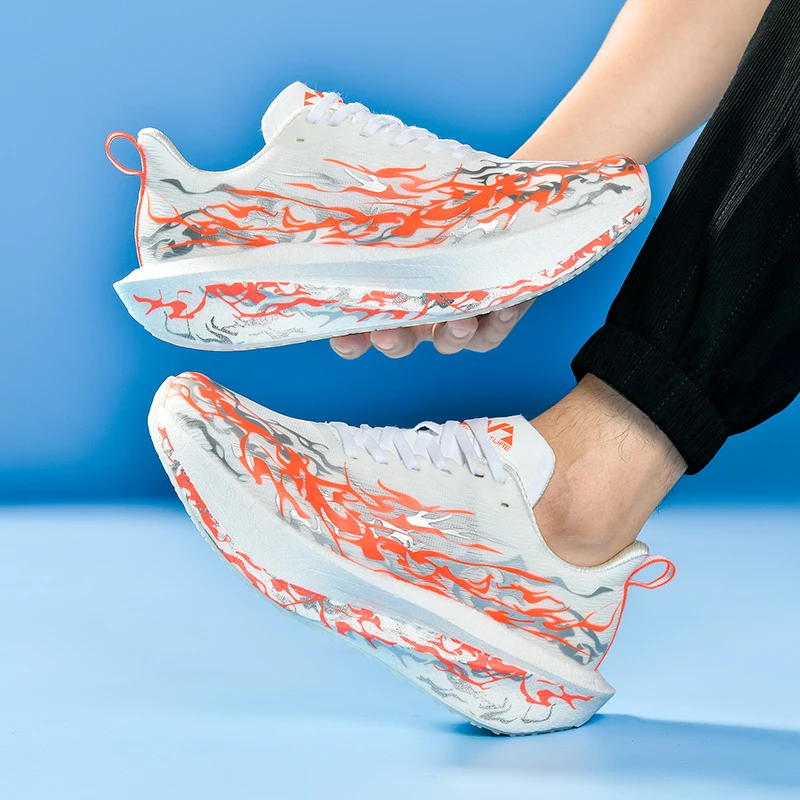 

Новинка 2025, мужские кроссовки, трендовая универсальная нескользящая повседневная спортивная обувь, обувь из дышащей сетчатой ткани