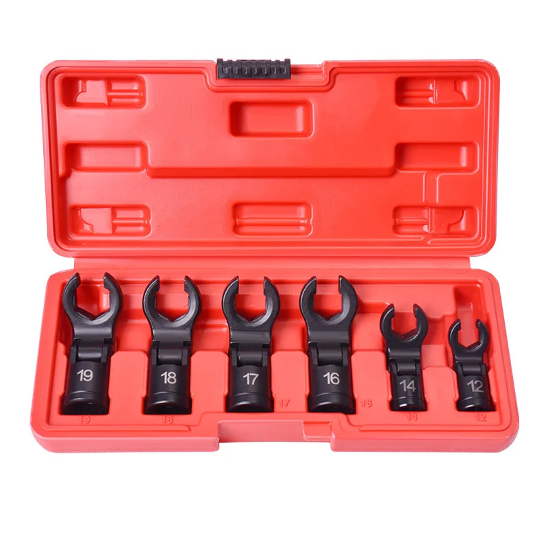 Universal Head YouTube Wrench Open Wrench Auto Repair Tool Brake Hydraulic Excavator Tubing Gap Wrench