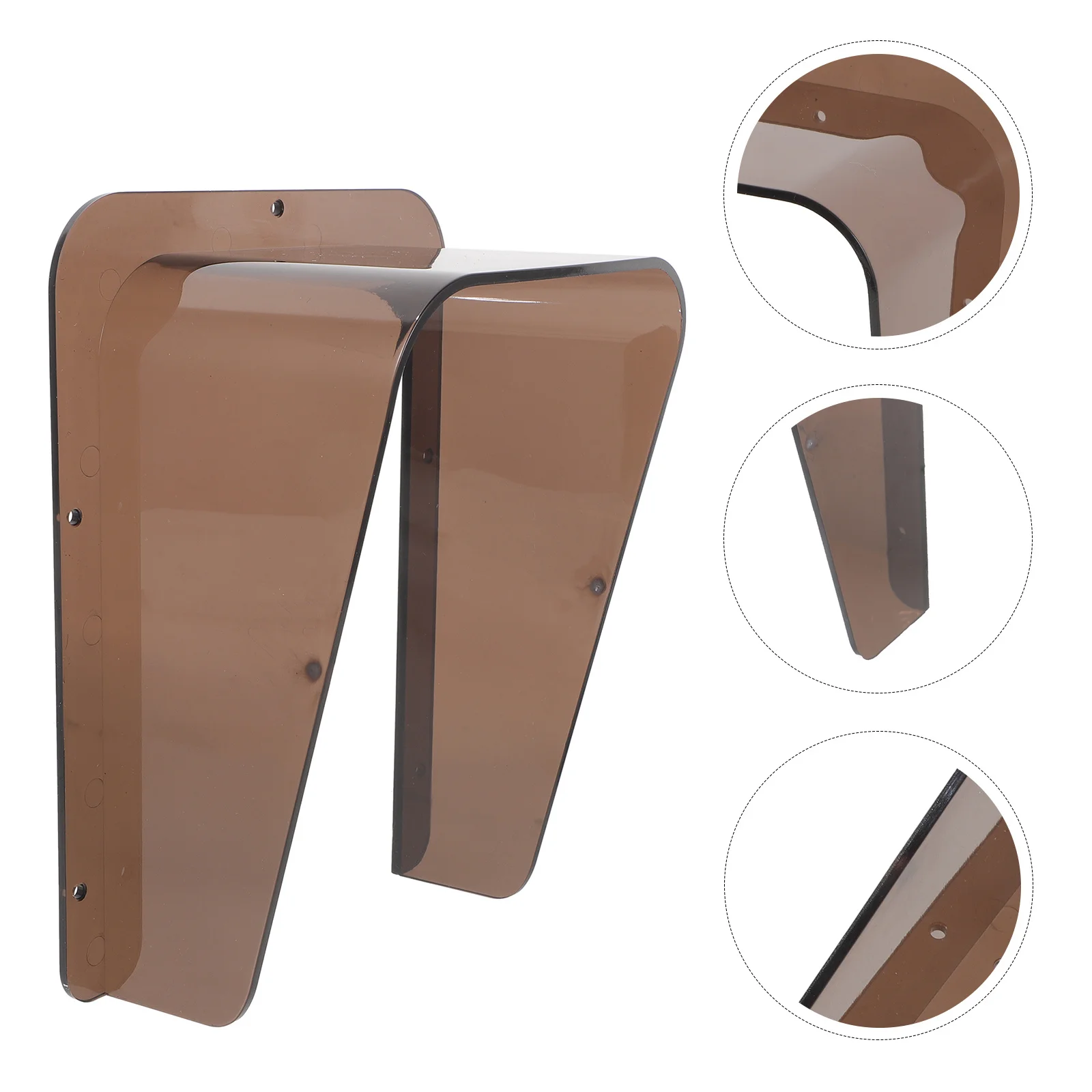 غطاء جرس باب أكريليك مقاوم للماء مناسب عالميًا لآلة التحكم في الوصول الصغيرة وقارئ بطاقات كلمة المرور للاستخدام الخارجي ومضاد للمطر