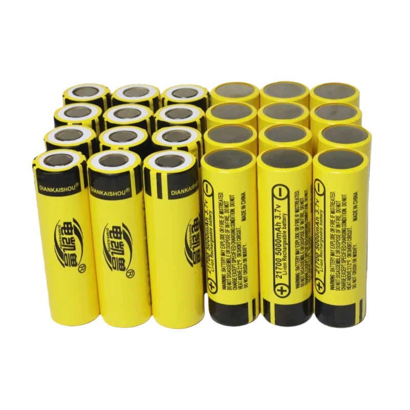 جديد 1-400 قطعة 21700 5000 مللي أمبير DIANKAISHOU بطارية قابلة للشحن 3.7 فولت 3C تفريغ بطاريات عالية الطاقة للأجهزة عالية الطاقة