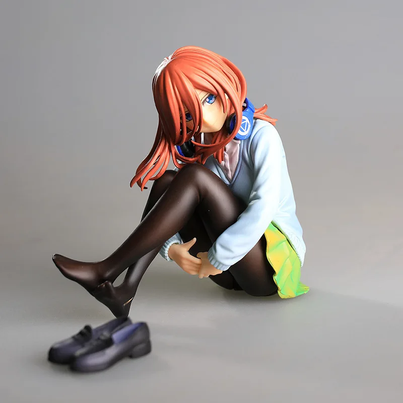 Calede The Quintessential Quintuplets Miku Nakano 1/8 مقياس PVC عمل الشكل أنيمي تحصيل لعبة مجسمة هدية لمحبي #4
