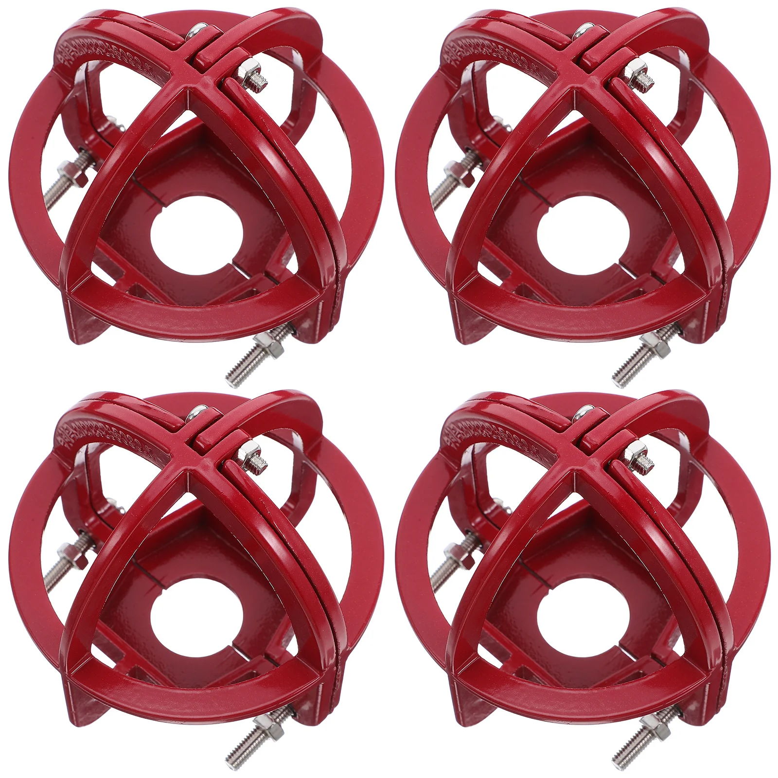 4pcs Fire Sprinkler Head Cover Sprinkler Guard Protector For Ceiling Residential Commercial Industrial Use Decorative Cage