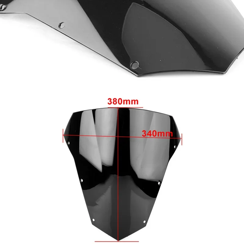 Suitable for Yamaha motorcycle FZ6 FZ-6 2003-2008 windshield double bubble accessories, fairing guide plate accessories