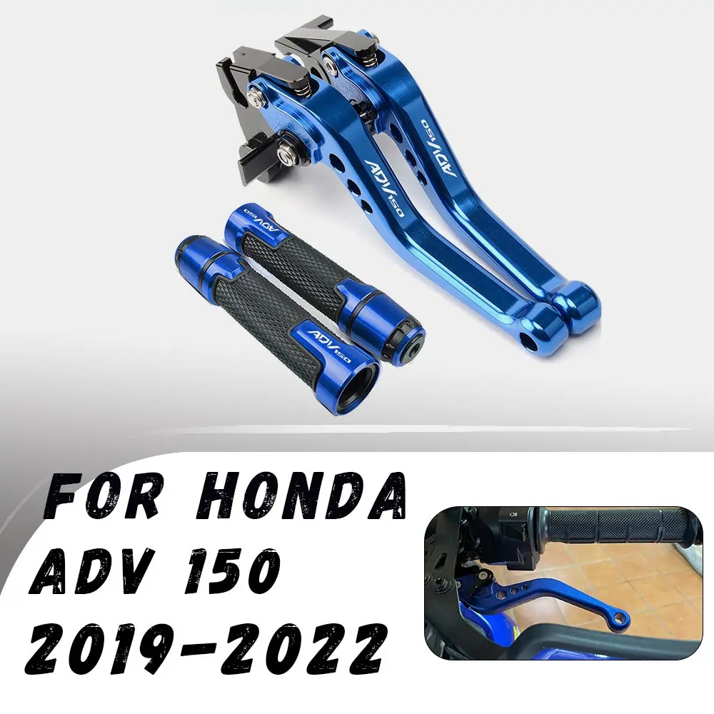 

For Honda ADV 150 ADV150 2019-2022 Motorcycle Brake Clutch Lever Handle Handlebar Grips Ends Plug Slider Caps Motorcycle Parts