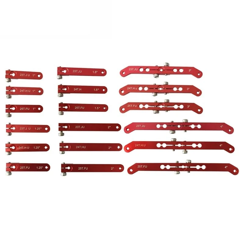 XFlight CNC Aluminium Servohorn 23T/24T/25T für JR Hitec Futaba Doppelarm 3-4" RC Flugzeugteile