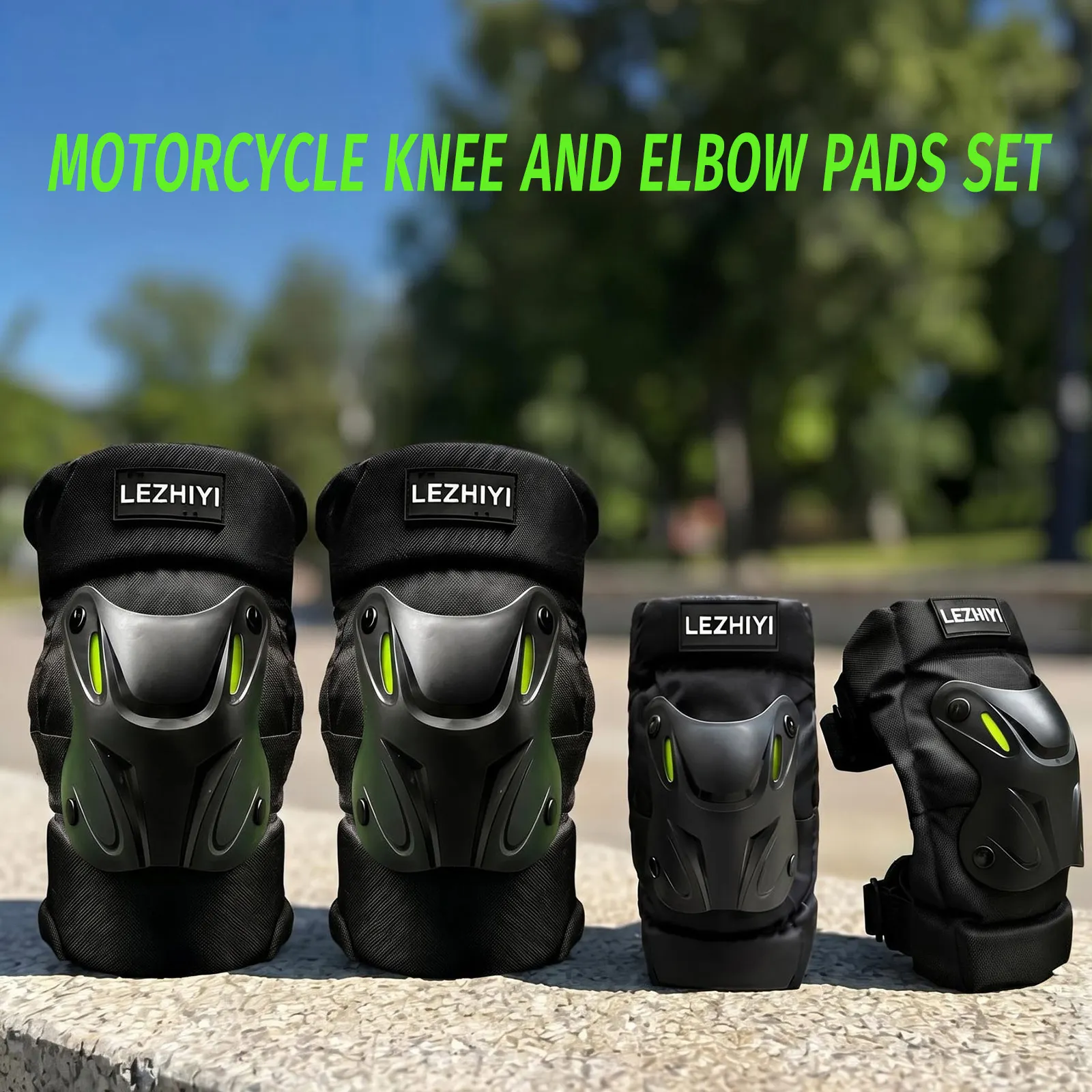 

Set of 2 motorcycle knee pads Suitable for daily urban riding, long-distance motorcycle trips and track training. Effectively pr