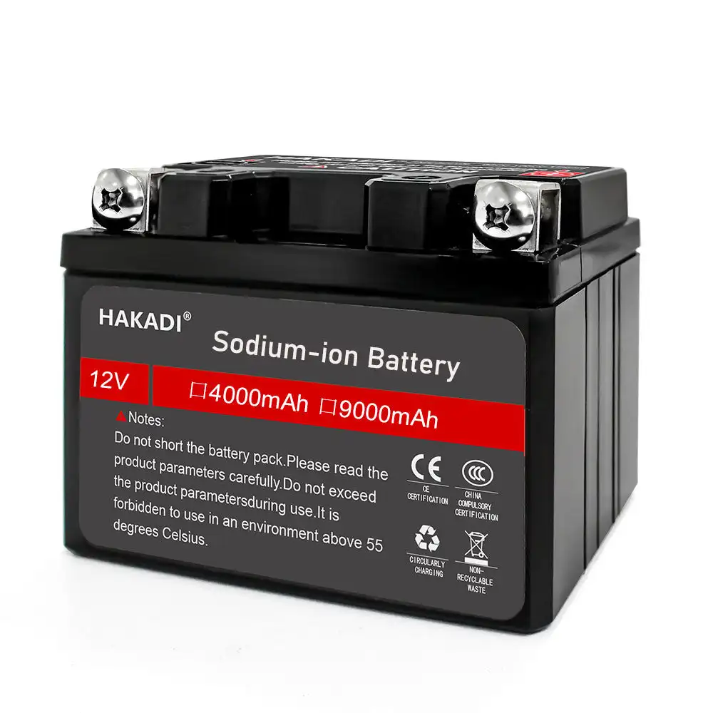 Sodium ion 12V 4Ah Motorcycles Starting Battery SIB Powerful Deep Cycles