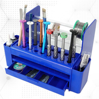 RELIFE RL-001G Multifunctional Maintenance Storage Box for Desktop Storage of Screwdrivers Tweezers Wicks Various Accessories