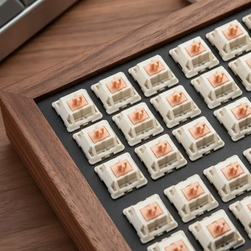 Saint Panda 5-Pin Custom Keyboard Switch Hot-swappable Mechanical Tactile Switch for Gaming & Office Keyboard Mod