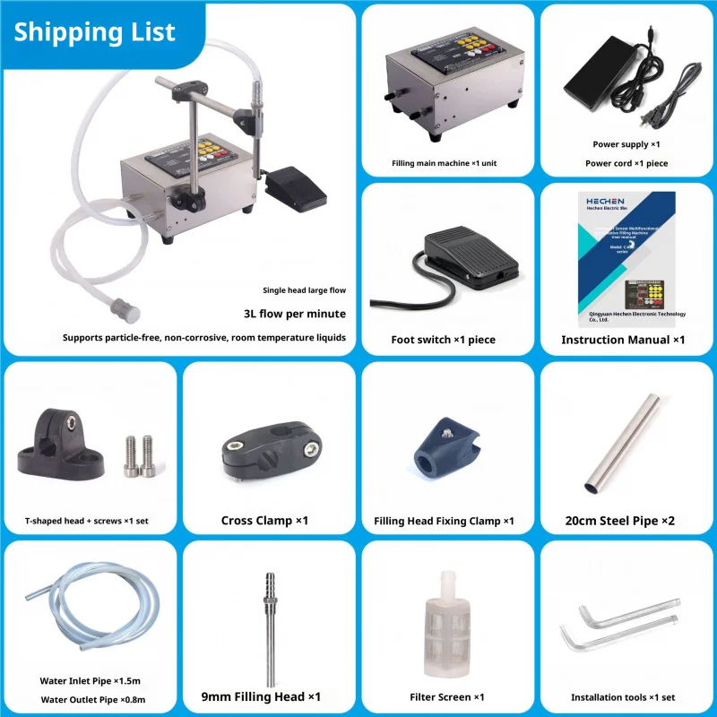 Automatyczna maszyna dozująca z inteligentnym czujnikiem, wielofunkcyjna, dozująca kwantytatywnie, z pojedynczą głowicą, z taśmą transportową, do płynów, wina, model C-A10.