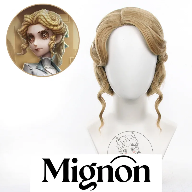 

Identity V Reporter Alice DeRoss cosplay wig separate tiger clip braided pigtails Halloween gift