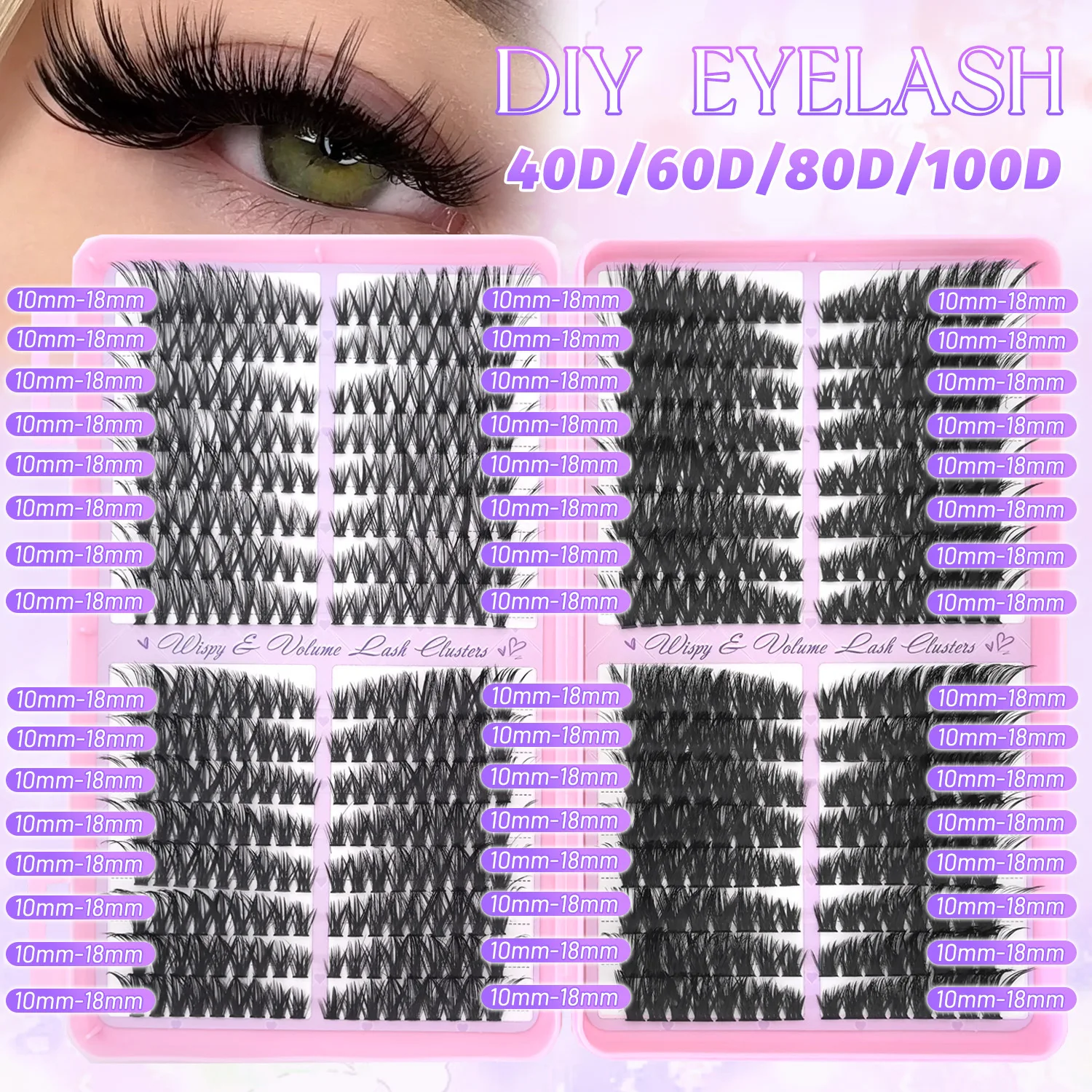 DIY False Eyelashes individual - Eyelash Extension Or Extensions ulasan dan harga