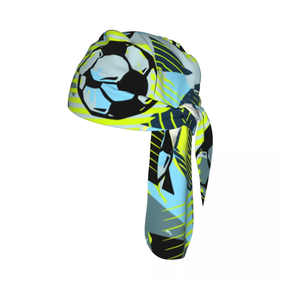 

Cycling Breathable Cycling Headwear Football Doodle Pattern Quick-Dry Bicycle Scarf Cap