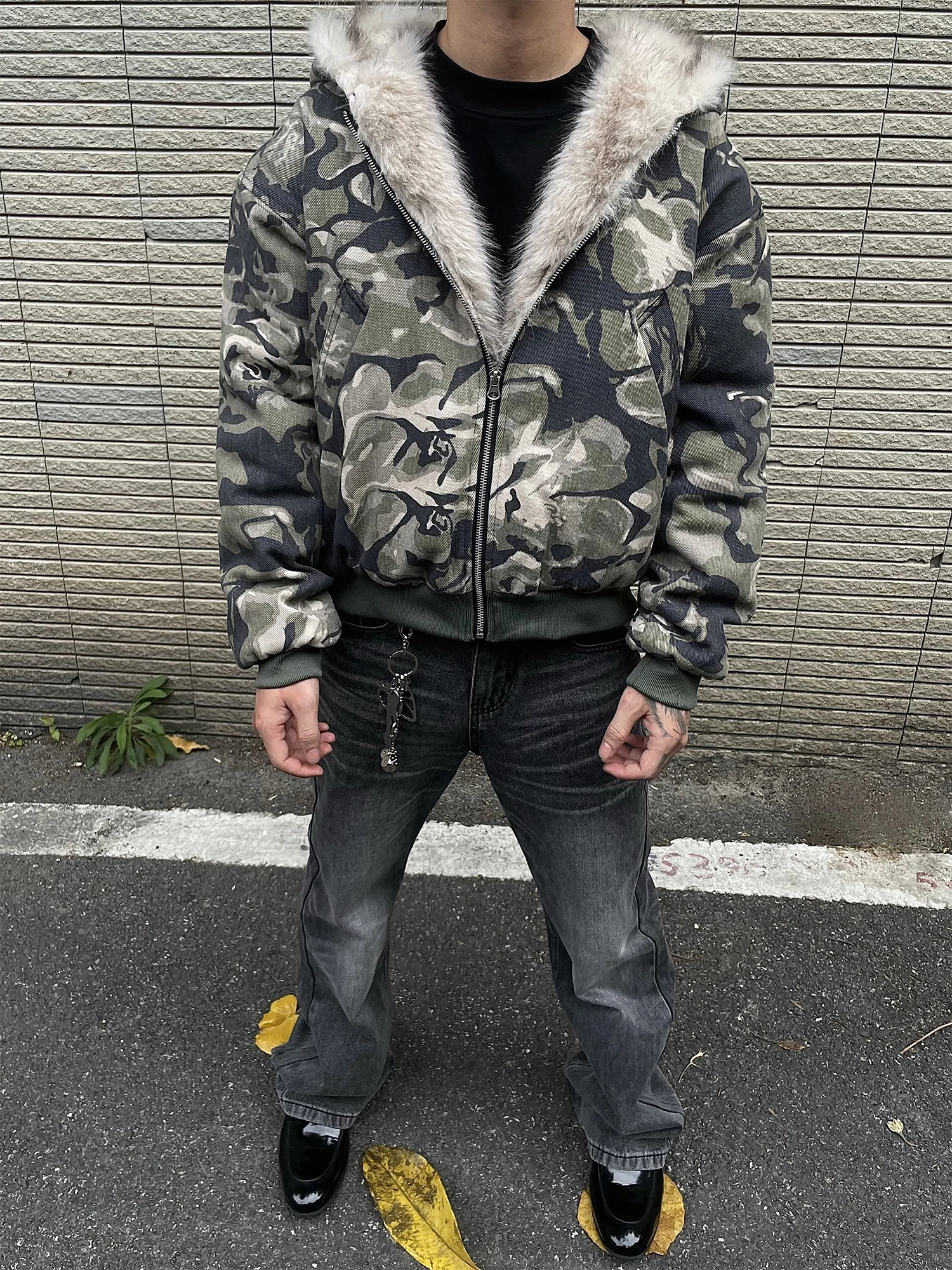 

Утепленная камуфляжная куртка с капюшоном, мужская хлопковая стеганая куртка, теплая, с длинными рукавами, повседневная одежда для осени и зимы