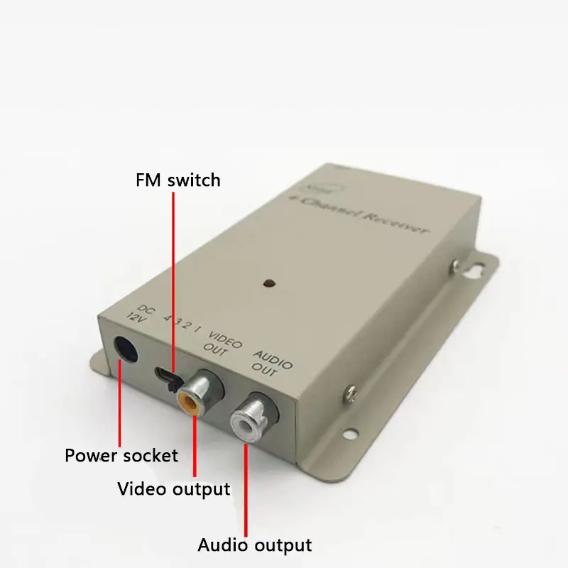 1.2Ghz 5000mW Transmitcja 1.2g 5W Bezprzewodowy nadajnik audio AV wideo z odbiornikiem 1.2G Antena o wysokim wzmocnieniu Daleki zasięg