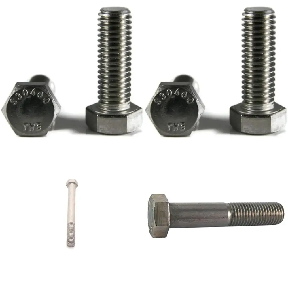 

Винты с шестигранной головкой из нержавеющей стали 5/16-18 x 4-1/2, класс 18–8, полностью резьба, грубая резьба, упаковка 50 шт., размер резьбы 5/16